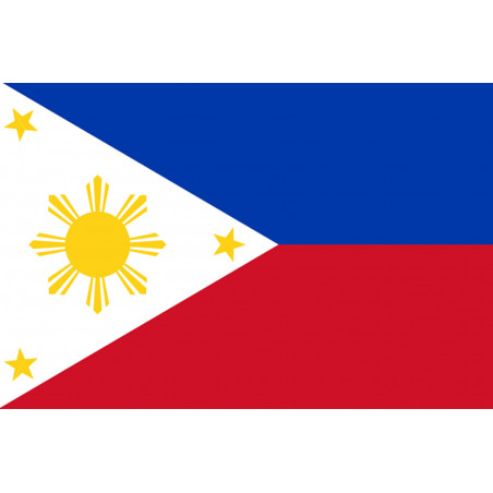 Drapeau Philippines (19.5x13cm) - Sticker/autocollant