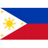 Drapeau Philippines (19.5x13cm) - Sticker/autocollant