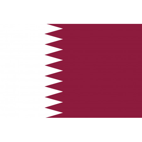 Drapeau Qatar (19.5x13cm) - Sticker/autocollant