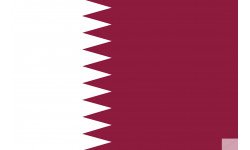 Drapeau Qatar (15x10cm) - Sticker/autocollant