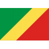 Drapeau République du Congo (19.5x13cm) - Sticker/autocollant