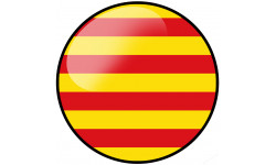 Catalan rond - 15cm - Sticker/autocollant