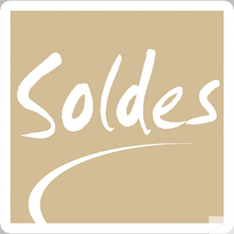 solde Carré imitation OR - 15cm - Sticker/autocollant