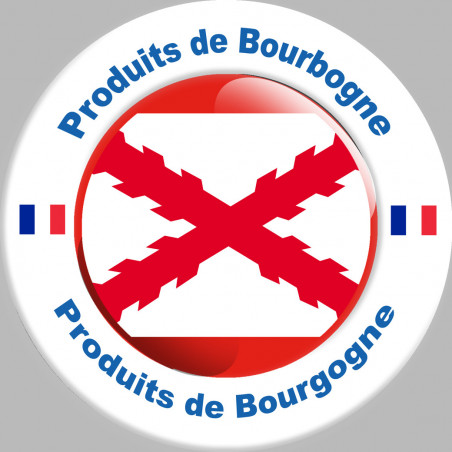 Produit bourguignon (20x20cm) - Sticker/autocollant