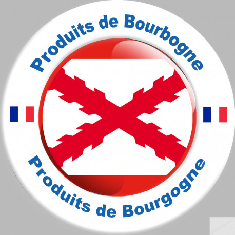 Produit bourguignon - 5cm - Sticker/autocollant