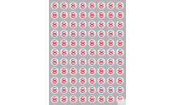 Produits Bourgogne - 88fois 2cm - Sticker/autocollant