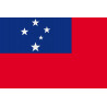 Drapeau Samoa (19.5x13cm) - Sticker/autocollant