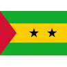 Drapeau Sao Tomé-et-Principe (19.5x13cm) - Sticker/autocollant