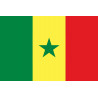 Drapeau Sénégal (19.5x13cm) - Sticker/autocollant