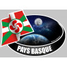 PAYS BASQUE (10X14cm) - Sticker/autocollant