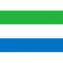 Drapeau Sierra Leone (19.5 x 13 cm) - Sticker/autocollant