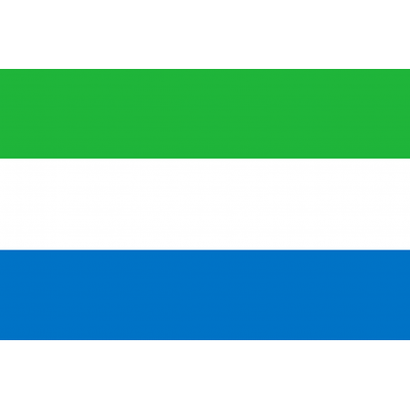 Drapeau Sierra Leone (19.5 x 13 cm) - Sticker/autocollant