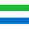 Drapeau Sierra Leone (19.5 x 13 cm) - Sticker/autocollant