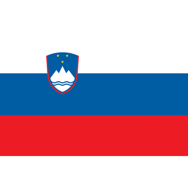 Drapeau Slovénie (5 x 3.3 cm) - Sticker/autocollant