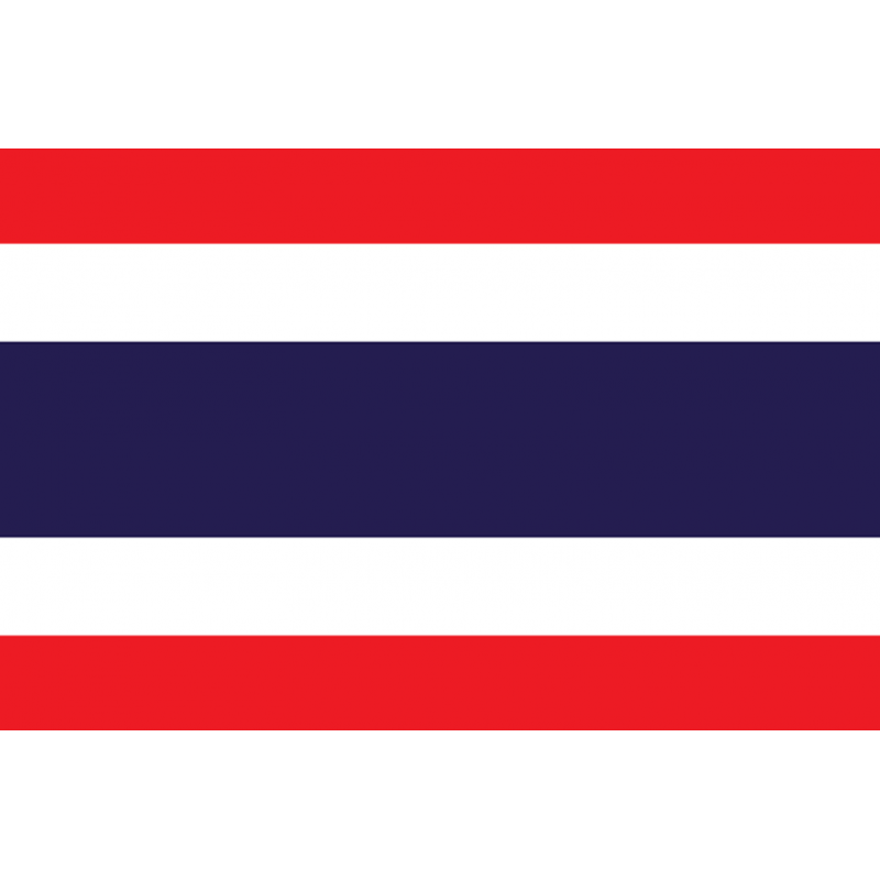 Drapeau Thaïlande (15 x 10 cm) - Sticker/autocollant