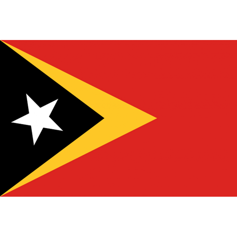 Drapeau Timor Oriental (15 x 10 cm) - Sticker/autocollant