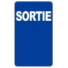 Sortie (20x12cm) - Sticker/autocollant