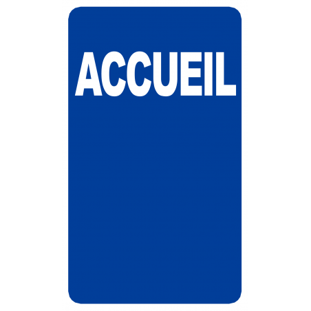 Accueil (15x9cm) - Sticker/autocollant