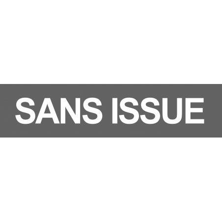 Sans issue gris (15x3.5cm) - Sticker/autocollant