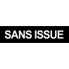 Sans issue noir (29x7cm) - Sticker/autocollant