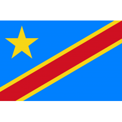 Drapeau République démocratique du Congo (15x10cm) - Sticker/autocollant