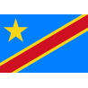 Drapeau République démocratique du Congo (15x10cm) - Sticker/autocollant