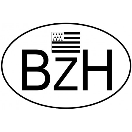 BZH Bretagne (15x10cm) - Sticker/autocollant