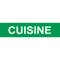 Local CUISINE vert (29x7cm) - Sticker/autocollant