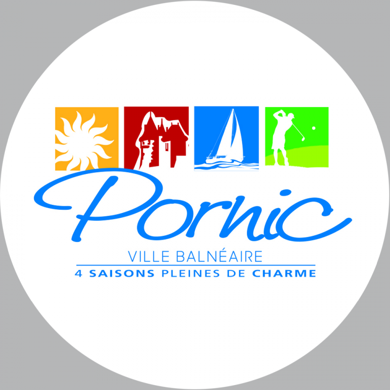 Pornic (15cm) - Sticker/autocollant