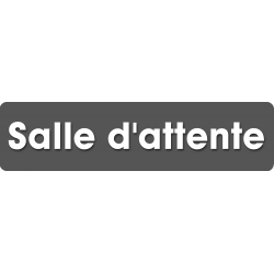 Salle d'attente 6 (28x7cm) - Sticker/autocollant