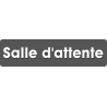 Salle d'attente 6 (28x7cm) - Sticker/autocollant