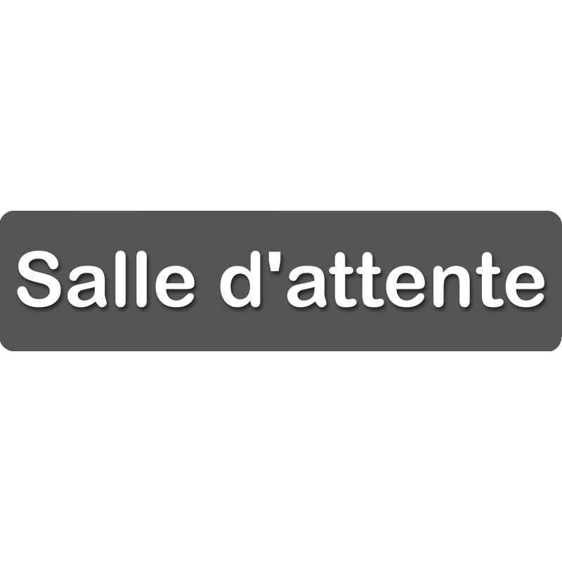 Salle d'attente 3 (28x7cm) - Sticker/autocollant