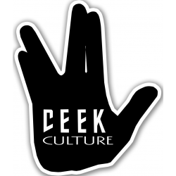 geek culture (5x4cm) - Sticker/autocollant