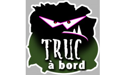 Truc à bord (15x15cm) - Sticker/autocollant