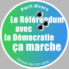 Parti divers droite gauche (15x15cm) - Sticker/autocollant