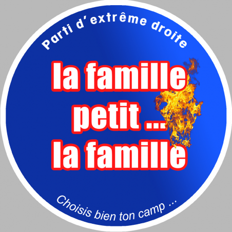 Parti extrême droite (10x10cm) - Sticker/autocollant