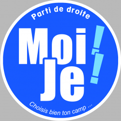 Parti de droite (10x10cm) - Sticker/autocollant