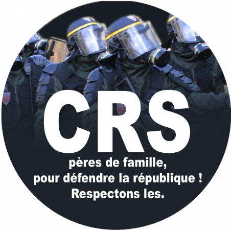 CRS (20x20cm) - Sticker/autocollant