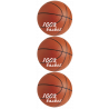 Ballons Basket-Ball (3stickers de 9cm) - Sticker/autocollant