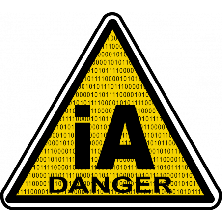 iA danger (5x5cm) - Sticker/autocollant