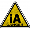 iA danger (5x5cm) - Sticker/autocollant