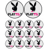 Playtil (2 fois 9cm - 12 fois 5cm) - Sticker/autocollant