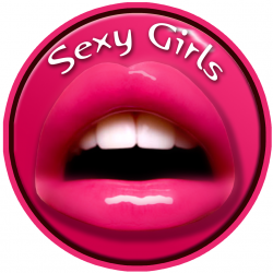 sexy girl (10x10cm) - Sticker/autocollant