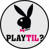 Playtil (10x10cm) - Sticker/autocollant