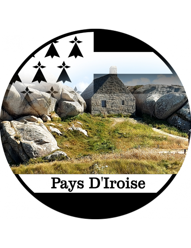 Caractère Pays d'Iroise - (5x5cm) - Sticker/autocollant