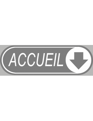 Accueil directionnel vers le bas (19x6cm) - Sticker/autocollant