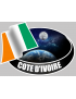 COTE D'IVOIRE (10x14cm) - Sticker/autocollant