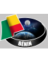 BÉNIN (10x14cm) - Sticker/autocollant