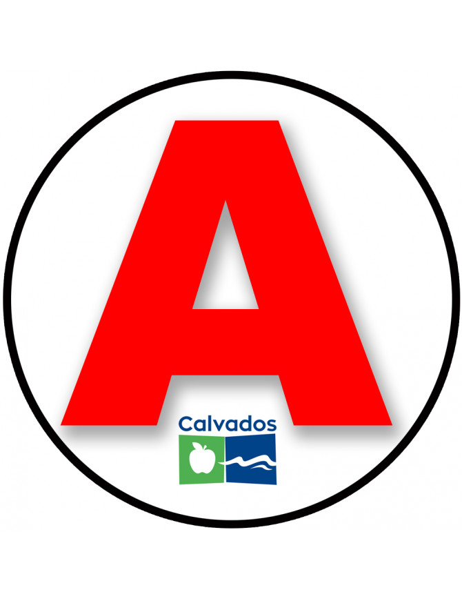 A 14 Le Calvados - 15cm - Sticker/autocollant