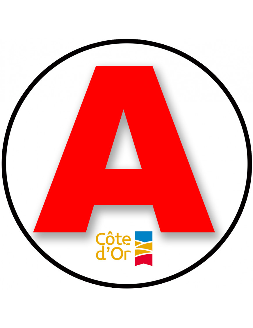 A 21 La Côte-d'Or - 15cm - Sticker/autocollant